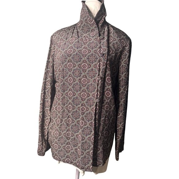 Talbots Tops - Talbots Women's Vintage Size 10 Silk Blouse Paisley Print Old Money Quiet Luxury